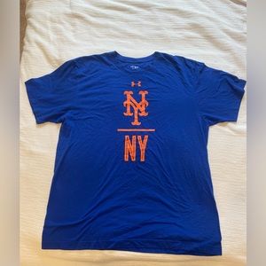 Under Armor NY dark blue t-shirt.